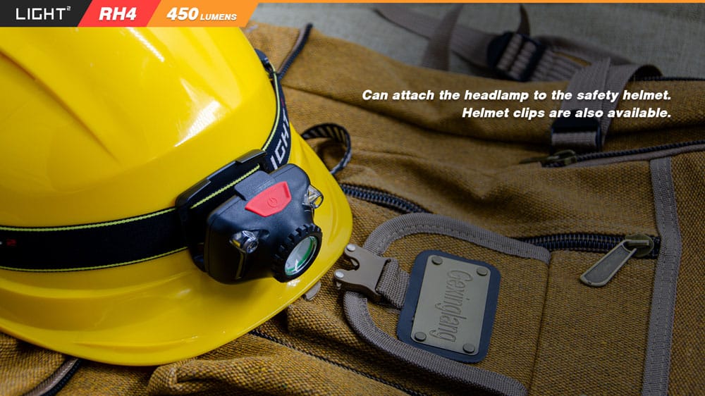 rh4 450 lumensrechargeable lightweight running led headlamp