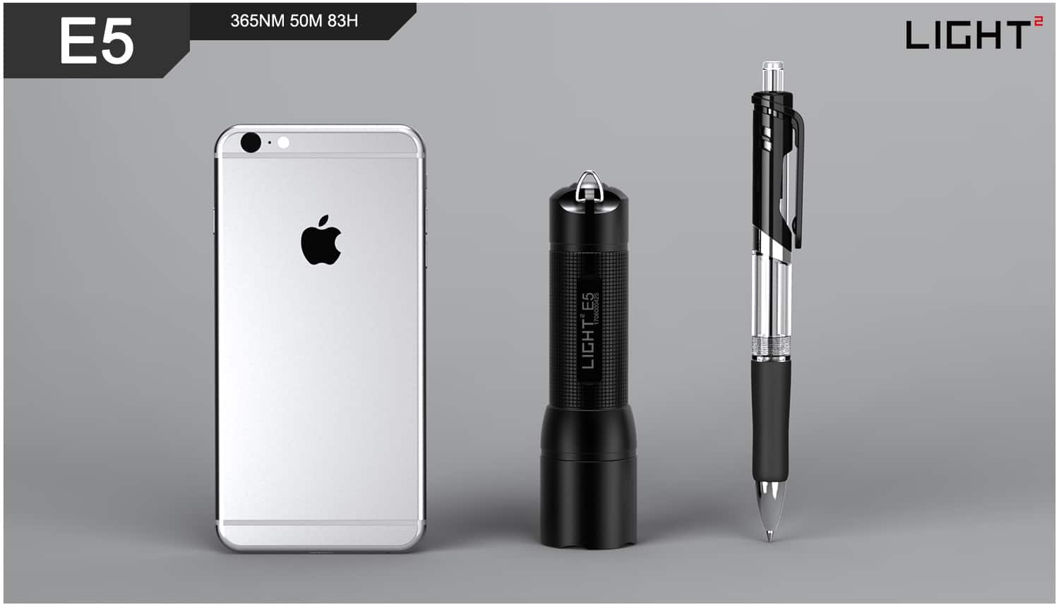 e5 365nm uv focusable led torch