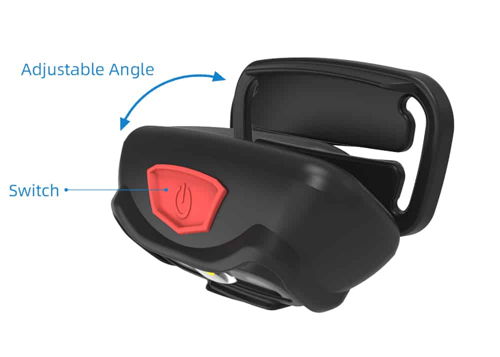 rh8 360 lumens lightweight running headlamp