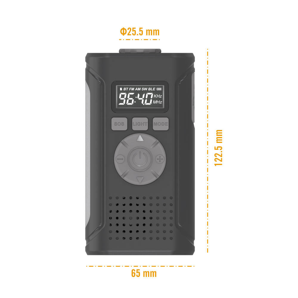 sa323 800lm emergency power generation radio flashlight with power bank function sa323 800lm emergency power generation radio flashlight with power bank function