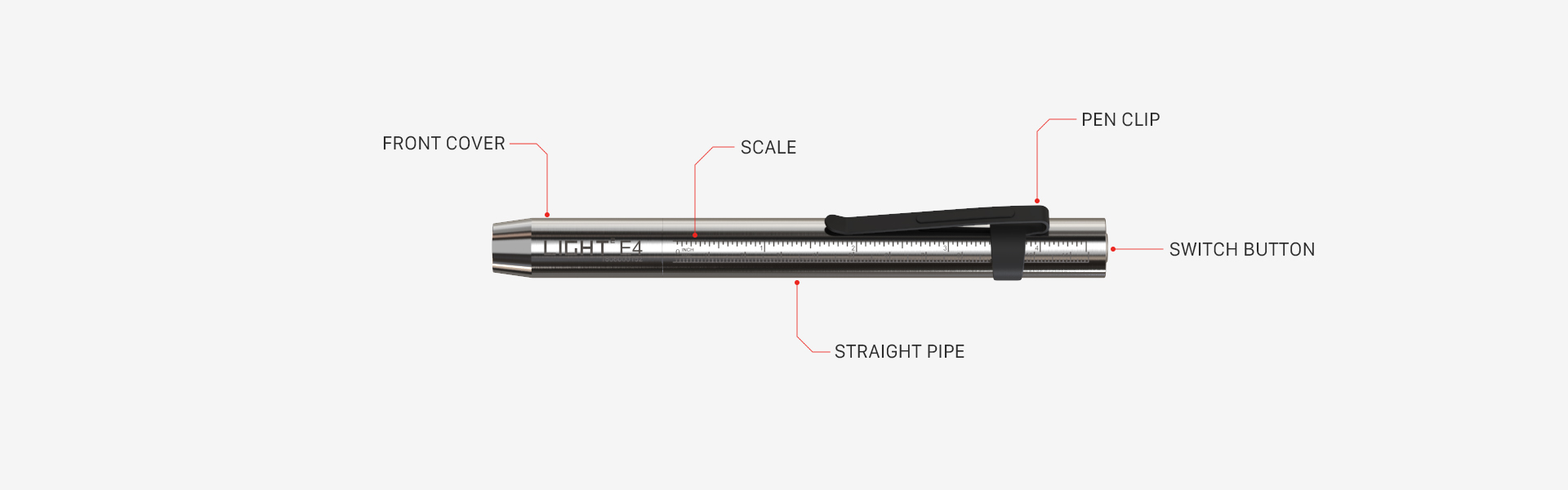 everyday carry pocket light with warm light e4