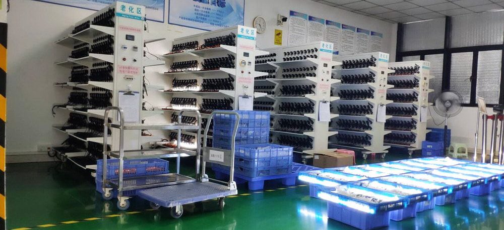 Flashlight charging and discharging test (3)